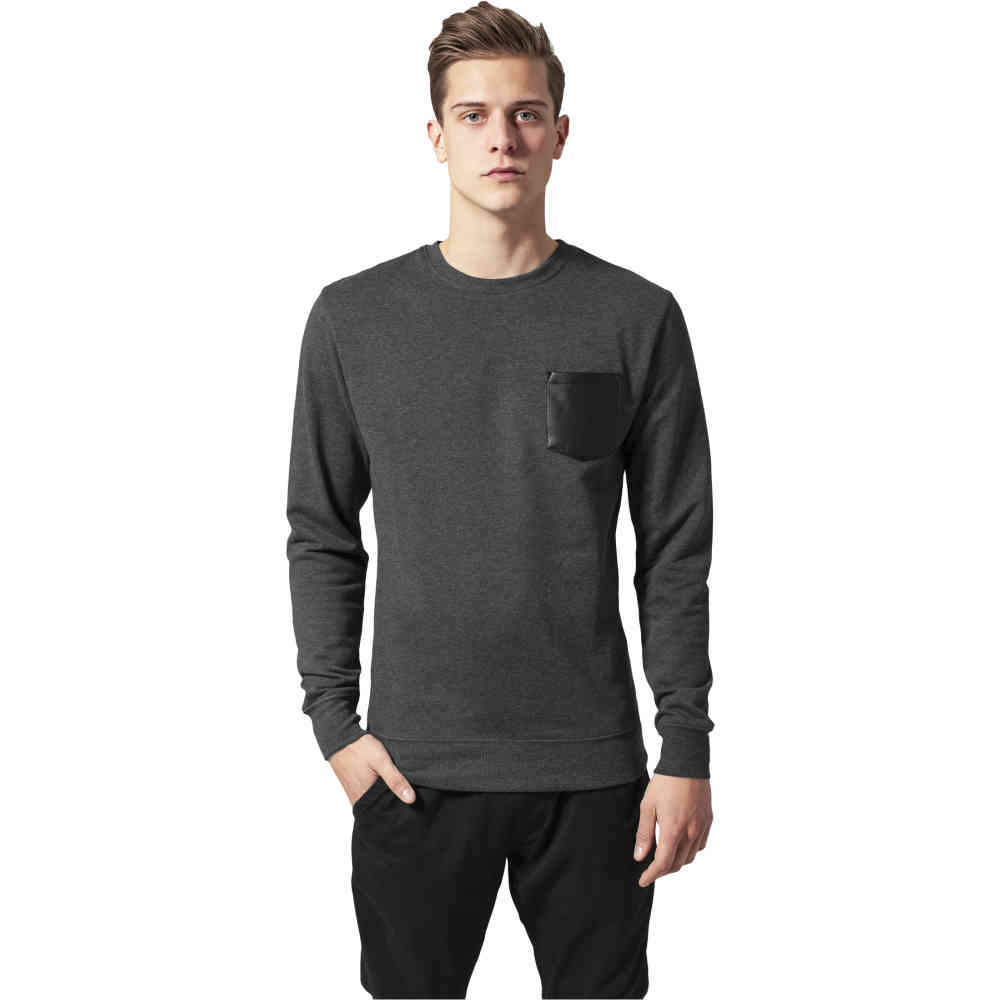Urban Classics - Contrast Pocket Sweater - Grey